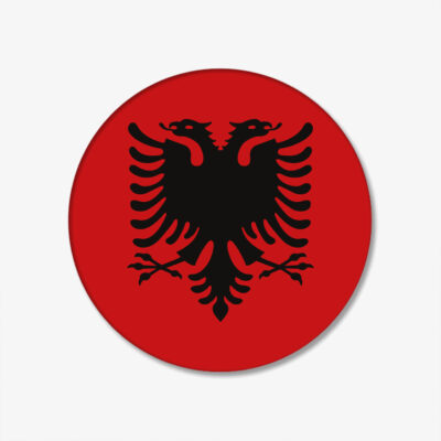 FLAGGEN-BUTTON-ALBANIEN