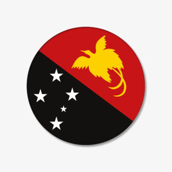 FLAGGEN-BUTTON-PAPUA NEU GUINEA