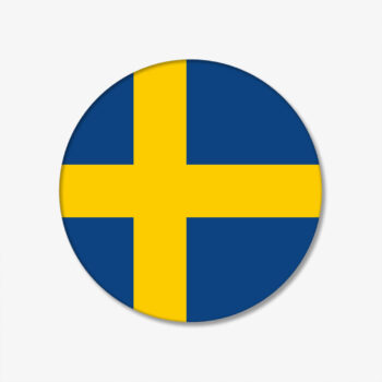 FLAGGEN-BUTTON-SCHWEDEN