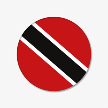 FLAGGEN-BUTTON-TRINIDAD UND TOBAGO