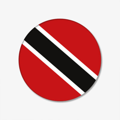 FLAGGEN-BUTTON-TRINIDAD UND TOBAGO